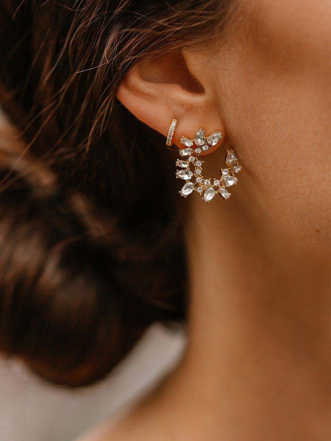 Elisajewels Lupe Crescent Studs