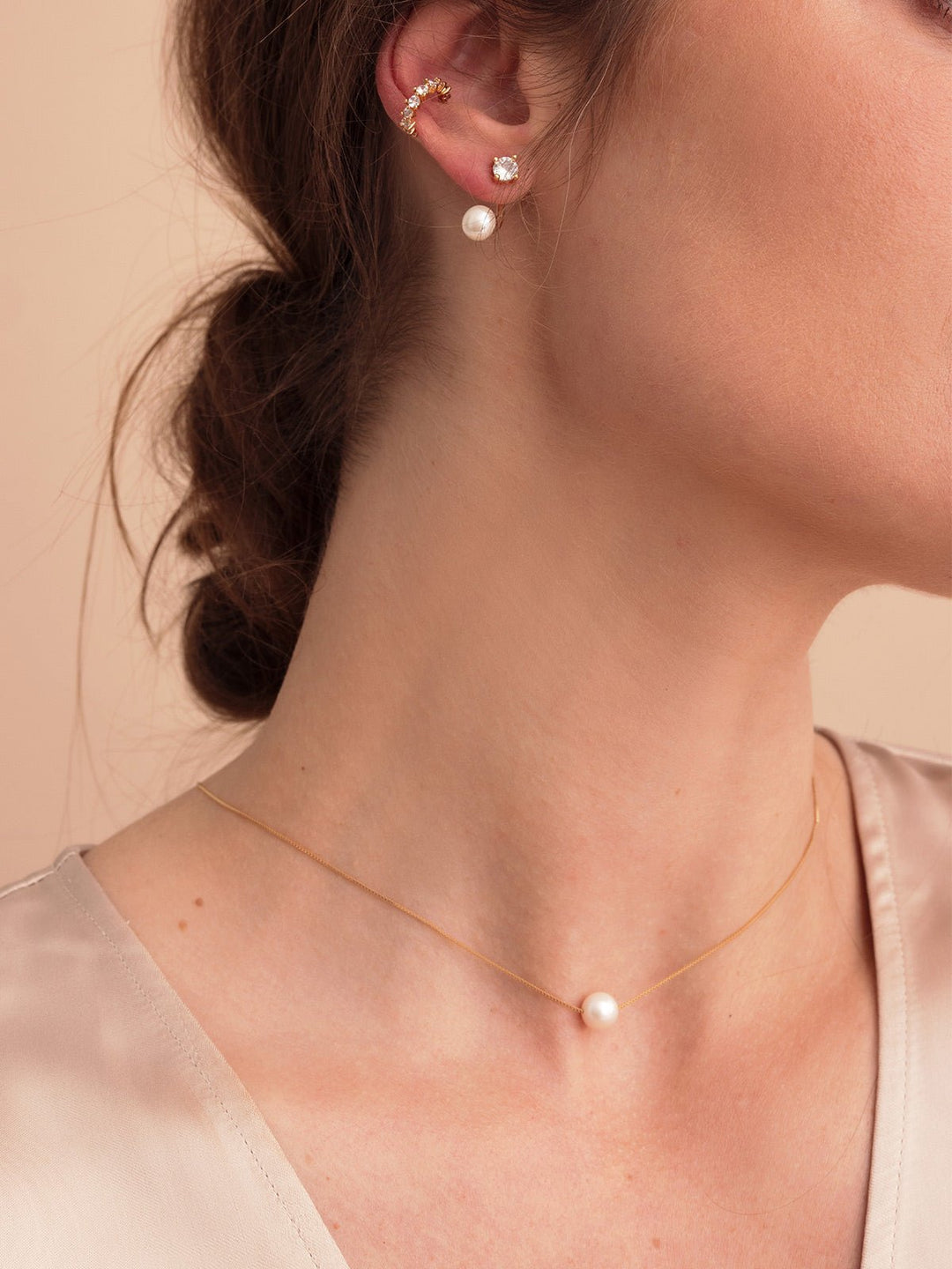 Elisajewels Drew Freshwater Pearl Pendant