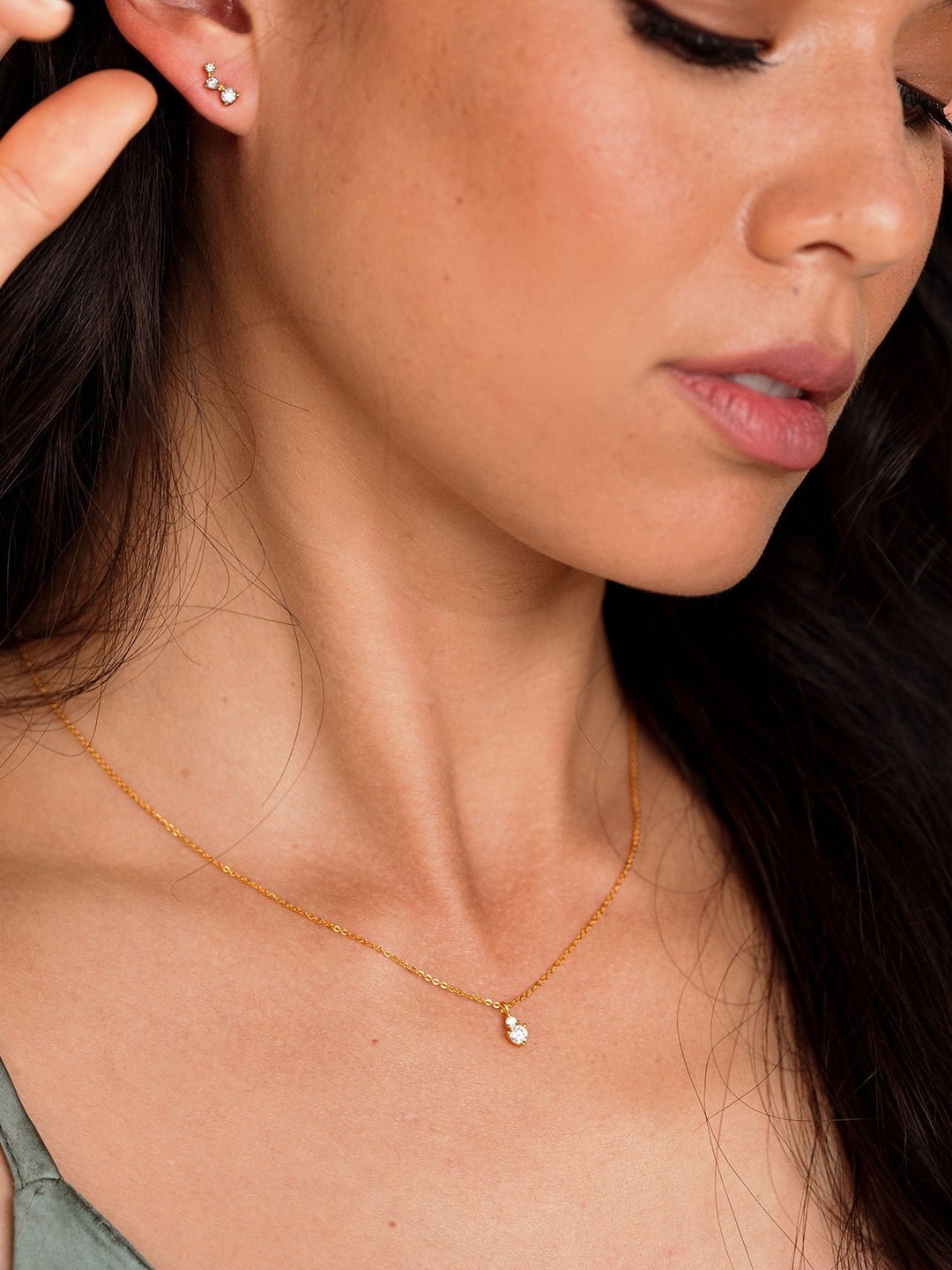 Elisajewels Demi-Fine Meja Pendant Necklace