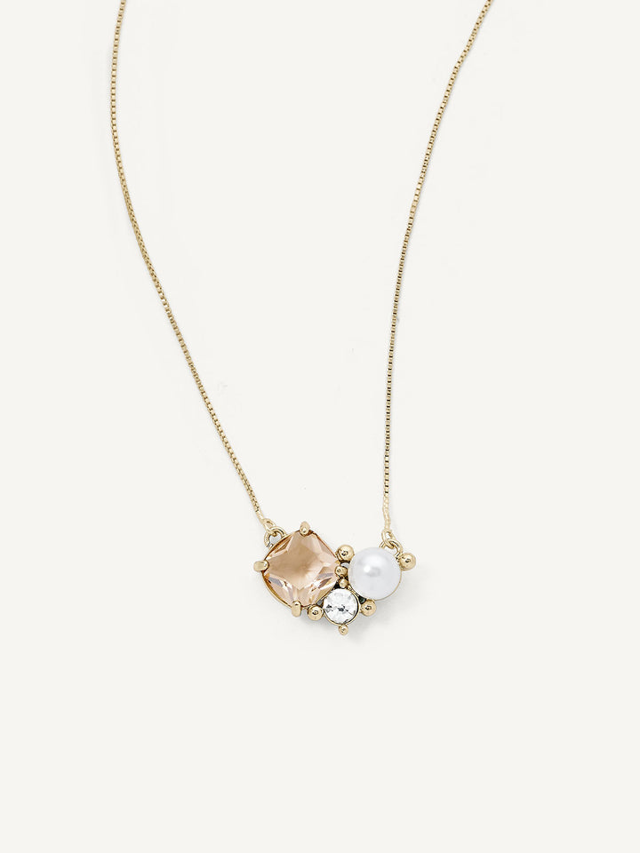 Elisajewels Sadie Pendant Necklace in Pink