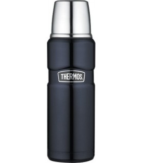 Thermos 123151 Bouteille isotherme THERMOS « KING » 0,47 l bleu marine, à double paroi