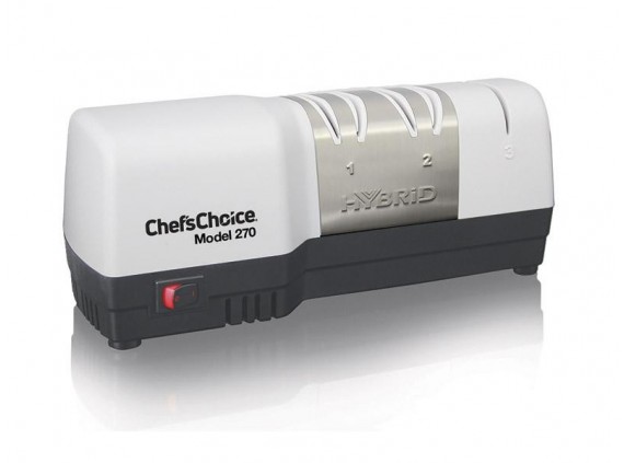 Chef's choice cc.270 Aiguiseur lame mod 1 : pré-aiguisage électrique - mod 2 : aiguisage électrique - mod 3 : affilage manuel