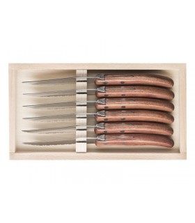 Coffret 6 Couteauxx Laguiole CDozorme 3225