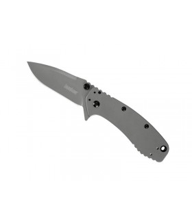 Kershaw ks.1556ti Couteau Cryo, lame acier 8Cr13MoV avec « flipper », manche 11 cm acier 410
