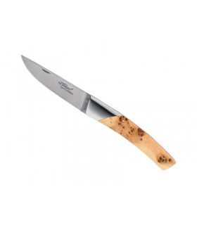 Florinox  618 Le thiers lame acier 14C28, manche 11 cm genévrier, mitre inox.