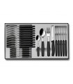 Victorinox 6.7233.24 Ménagère 24 pièces Swissclassic en acier inox 18/10, manche polypropylène noir