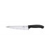 Victorinox 6.8523.17g Couteau Santoku, lame alvéolée 17 cm inox, manche polypropylène noir, en boîte cadeau.