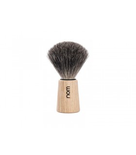 Nom theo81pa Blaireau « THEO », pur noir (pure badger), monture frêne naturel