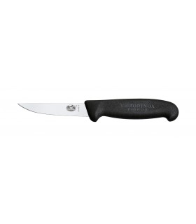 Victorinox 5.5103.10 Couteau saigner lapin, lame 10 cm inox, manche fibrox noir.