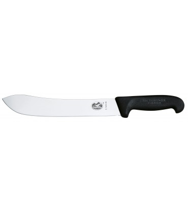 Victorinox  5.7403.36 Couteau boucher, lame pointe large 36 cm inox, manche fibrox noir.