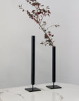 Cylindrical Metal Vase Set