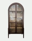 Emilia Arched Glass Display Cabinet