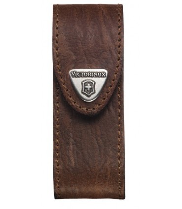 Victorinox 4.0543 Étui cuir marron  pour couteaux 91 mm de 6 à 14 pièces.