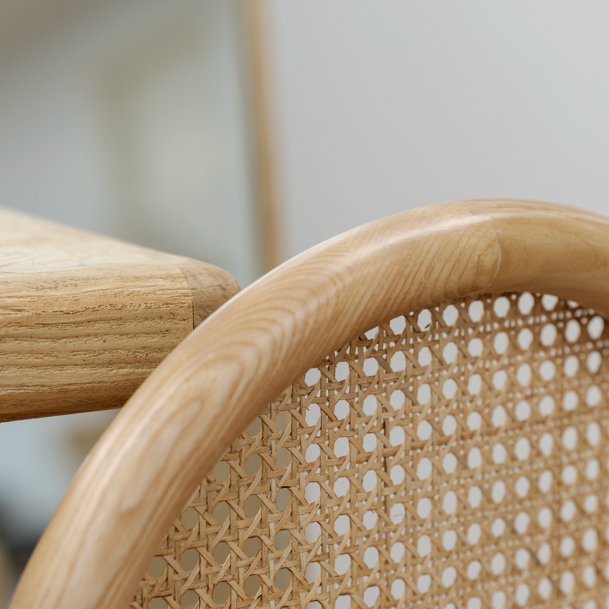 Evelyn Cane Back Counter Stool