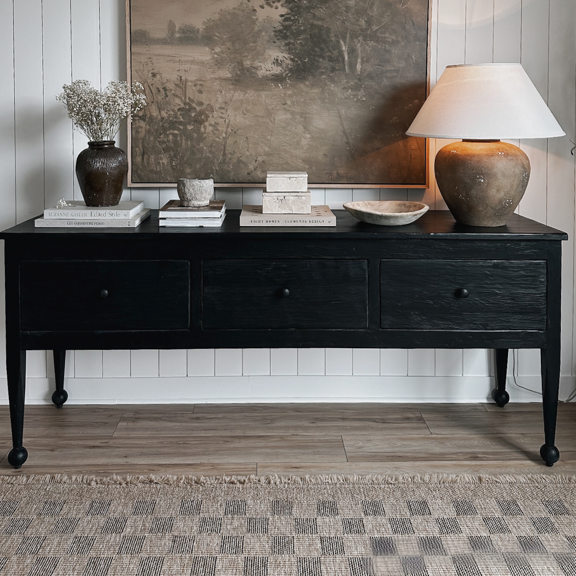 Jeanne Three Drawer Console