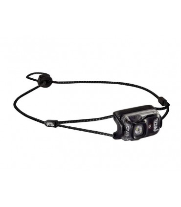 petzl e102aa00 Lampe frontale Bindi noire ultra-légère, compacte et rechargeable destinée activités quotidiennes. 200 lumens.