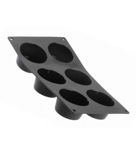 Moul'flex 1962.01 Moule DE BUYER ,  6 muffins Ø 7,2 cm.
