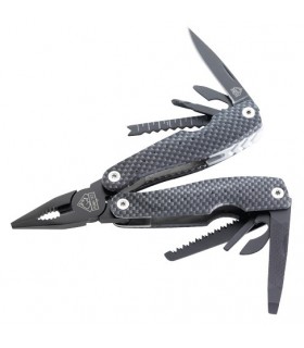 Puma Tec 313800 Outil, 9 pièces inox, manche 10 cm façon fibre de carbone, étui nylon et coffret cadeau.