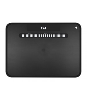 Kaï bz.0043 Planche à découper flexible Kaï, taille L (37 x 27 x 0,2 cm), noire