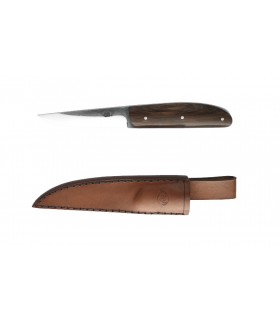 Citadel 63103 Poignard Bolet,  lame semi-brute 9 cm acier N690Co, manche mak-preng, étui cuir.