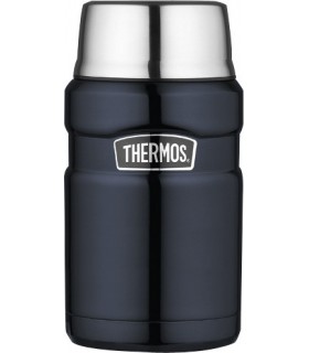 Thermos 123172 Porte-aliments isotherme THERMOS « KING » 0,71 l bleu marine, à double paroi