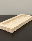Scalloped Edge Rectangular Tray