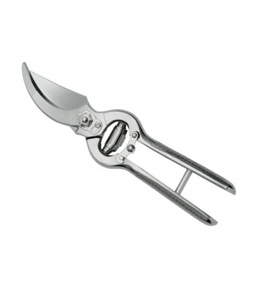 Due Cigni 60.23 Sécateur à volailles prof. Due Cigni chromé, branches creuses, ressort comtois, fermoir inox. Lg totale : 23 cm.