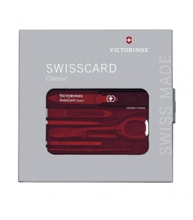 Victorinox 0.7100.t Swisscard  0 cm Bakélite Rouge translucide
