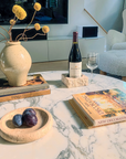 Travertine Round Tray